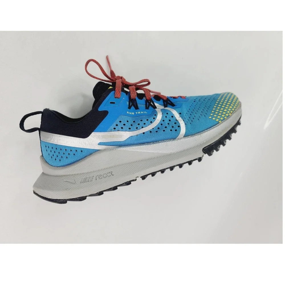 Nike‎ Mesh & Synthetic Trail Running Shoes Sneakers Men's Size 7.5 Blue Color